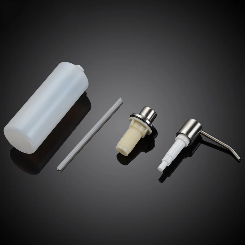 Seife Dispenser Für Küche Waschbecken Edelstahl Refill von Der Top Gebaut in Design für Zähler mit Flüssigkeit LargeBottle