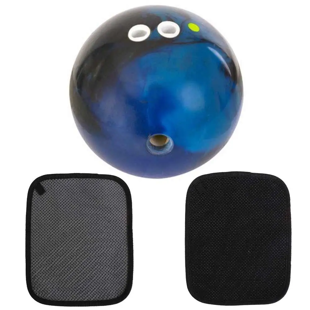 Anti-skid Bowling Ball Towel Washable Easy-Grip Dots Bowling Shammy Pad Polisher Wiping Dust Debris Remover