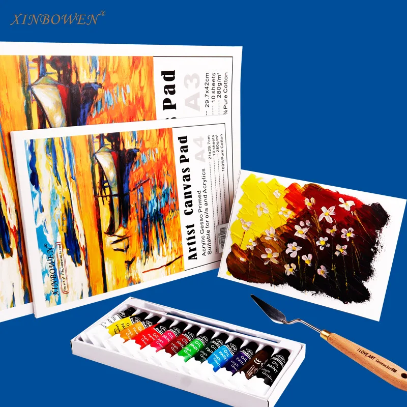 pintura-a-oleo-livro-de-lona-papelao-grosso-cotton-sketching-estudantes-art-practice-pintura-acrilica-suprimentos-a4-a5-280g