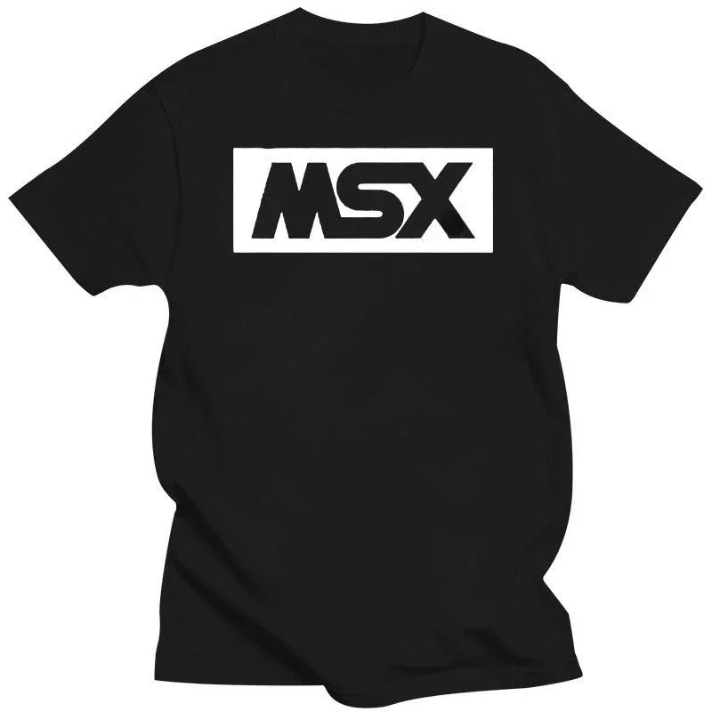 MSX T-shirt - Retro computer style fashion Street wear casual Harajuku men and women universal short-sleeved T-shirts