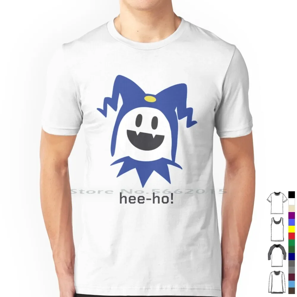 Jack Frost Shin Megammii Tenseeii T Shirt 100% Cotton Shin Black Frost Jack Frost Anime Kawaii Cute Persona 5 Smt