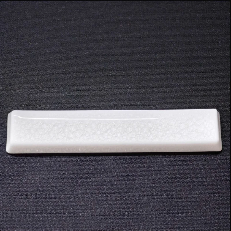 AttackFox Ceramic Keycap Multicolor Crack Space Key Original Factory Height Custom Keycaps for Mechanical Keyboard Caps PC Gifts