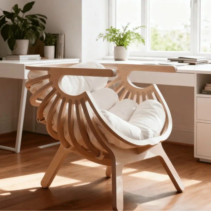 Creative Internet celebrity furniture DIY shell chair lotus coffee table splicing