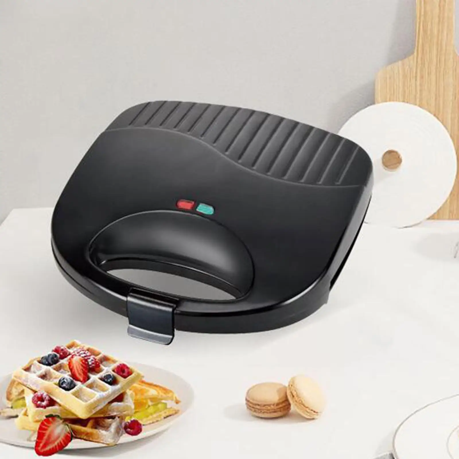 Electric Waffles Maker Machine Household Easy to Clean Sandwich Maker Machine for Pancakes Breakfast Omelette Panini