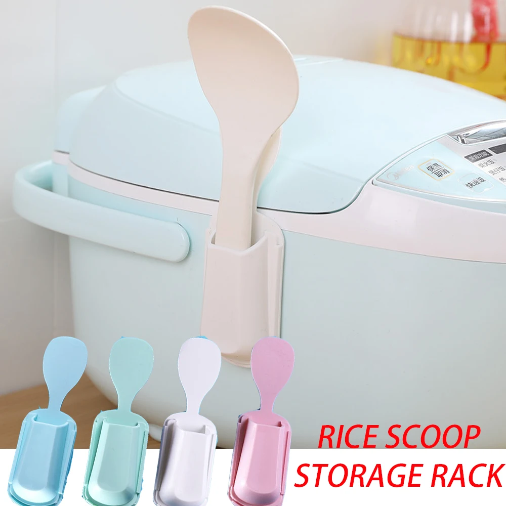 Rice Scoop Storage Rack Spoon Rack Kitchen Organizer Tableware Storage Rack Spoon Chopsticks Holder Kitchen Utensil