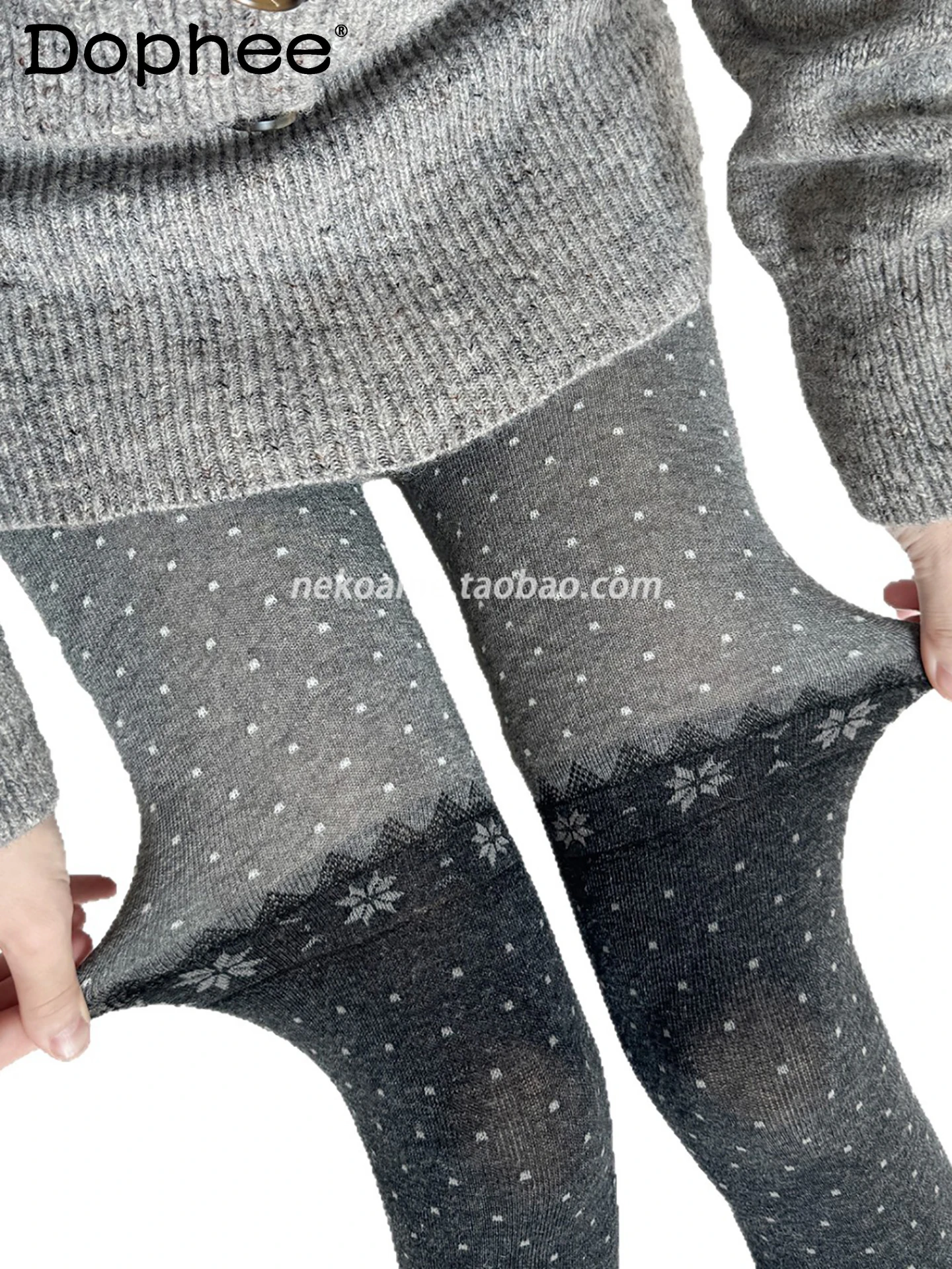 

Новинка 202, осенне-зимние теплые леггинсы в горошек в стиле ретро, рождественские колготки в японском стиле, оригинальные милые колготки с куклой для девочек