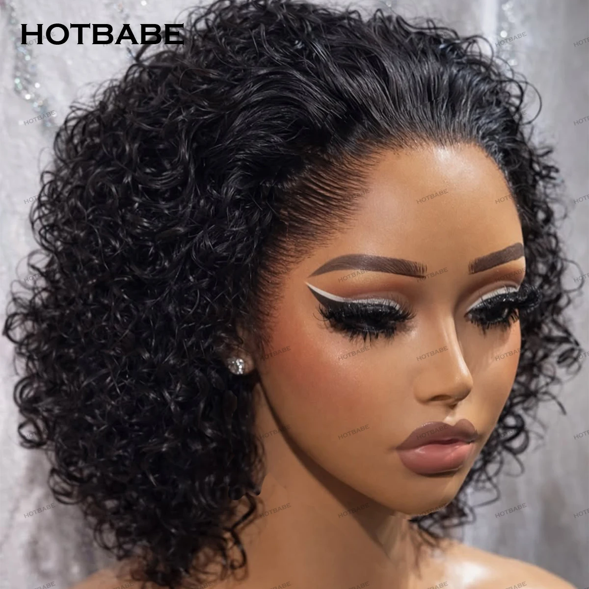 

400 High Density Kinky Curly Glueless Wigs 13x6 HD Lace Frontal Wig 13x4 Human Hair Wigs For Women Brazilian 360 PrePlucked Lace