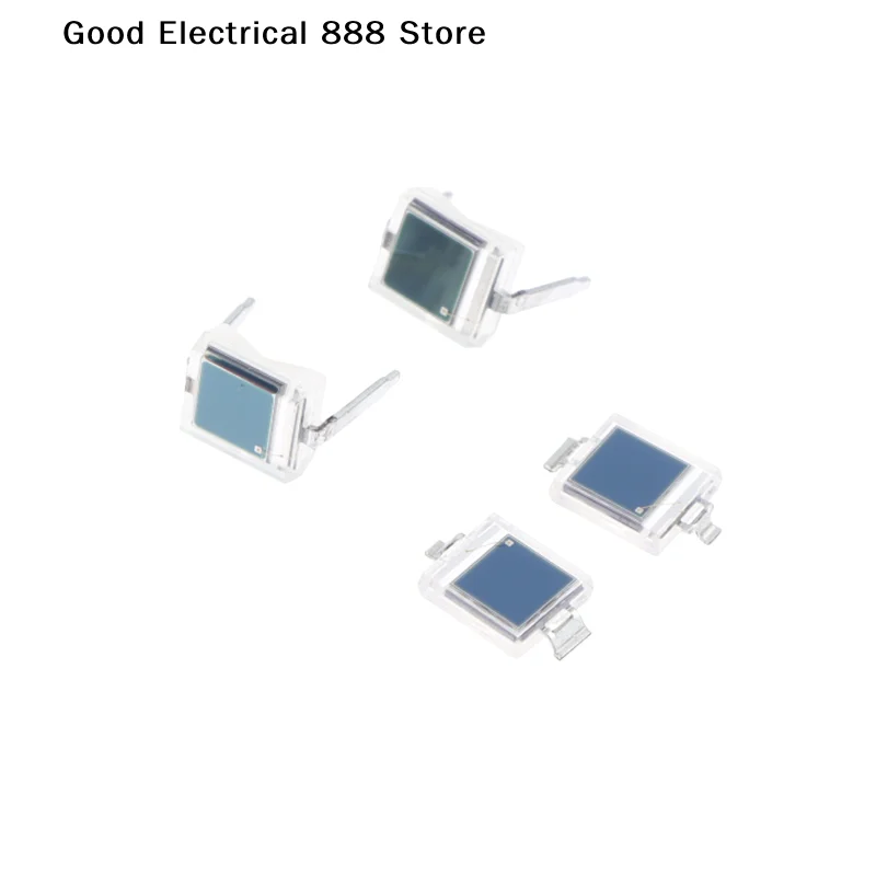 5Pcs/pack Metal Photodiode BPW34S BPW34 Surface Mount/Direct Plug-in SMD-2/DIP-2 Silicon PIN Photodiode Infrared Receiver Tube
