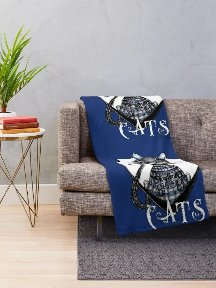 A cat named Geelong Throw Blanket sofa bed Blankets For Sofas Cute Plaid Blankets