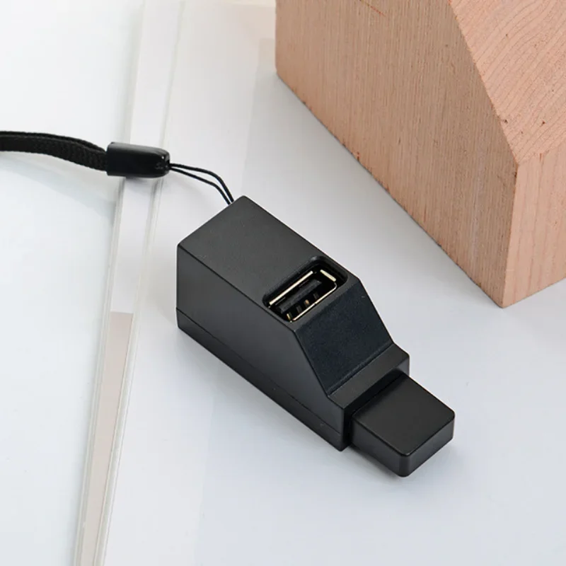 Мини-концентратор USB 3,0 2,0, адаптер-удлинитель, мини-разветвитель, 3 порта для ПК, ноутбука, Macbook, высокоскоростной U-диск-ридер для Xiaomi