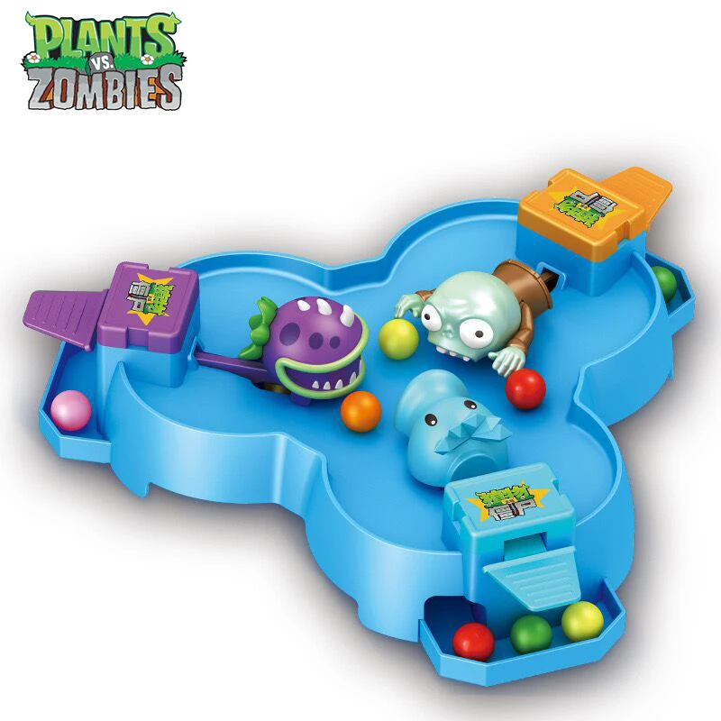 نباتات جديدة مقابل الزومبي Peashooter Chomper Zombies Pac-Man معركة مجلس لعبة شخصية الحلي الأسرة الألعاب التفاعلية الصبي هدية #3
