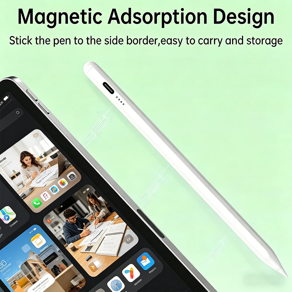 For Apple Pencil For iPad A16 Pro 13 11th M5 M4 12.9 Air 11 M3 M2 5 4 3 Stylus Pen 10 9 10th 9th Generation Mini 7 6 Touch Pens