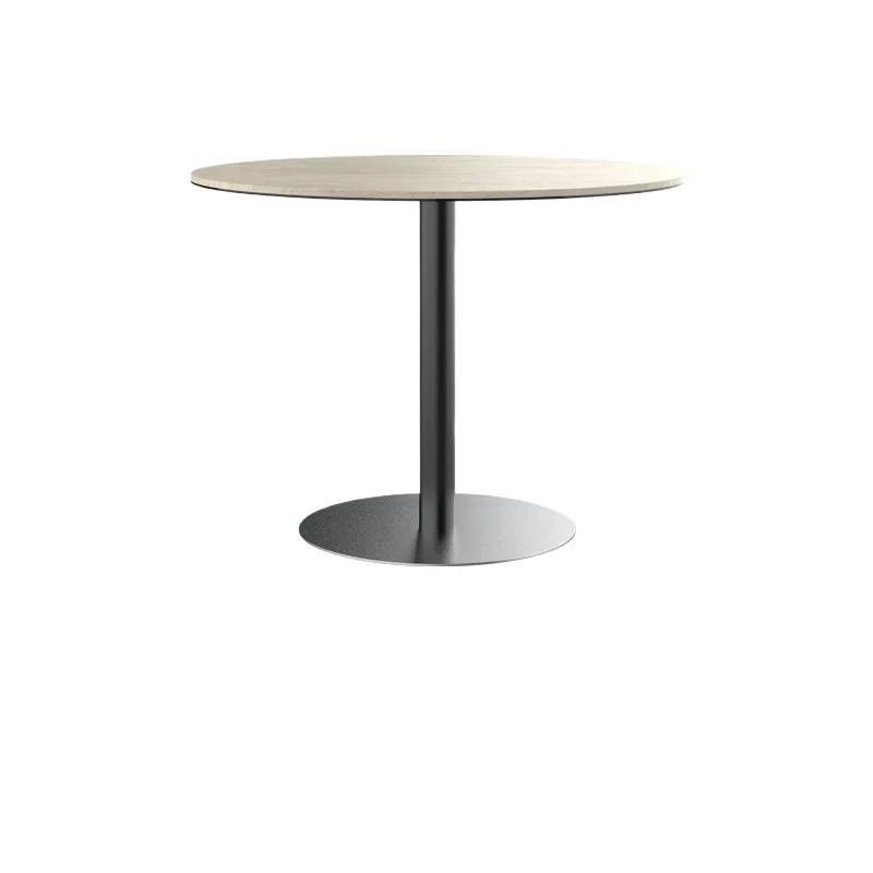 

Travertine slate, round table, small apartment, medieval anti-scratch and anti-scalding, anti-seepage color