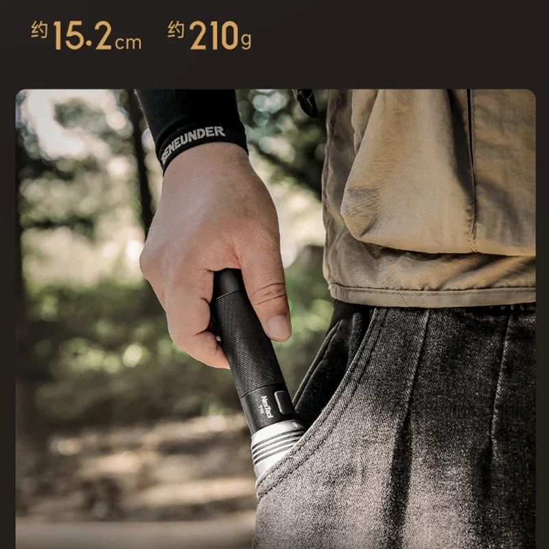 المحمولة NexTool T10 مصباح ليد جيب قابل لإعادة الشحن 2000lm 7 طرق 2600mAh بطارية 220 متر الشعلة مصباح مقاوم للماء للتخييم التنزه