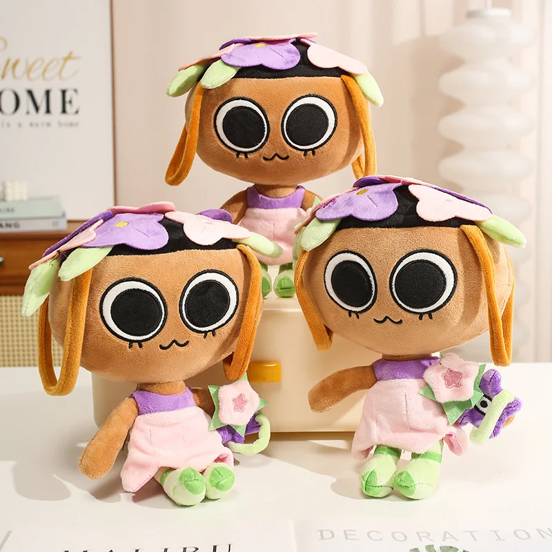 1 Stück 35cm Neues Dandy's World Series Plüschtier Lustiges Dandy Uhrwerk-Monster ‌ Astro ‌ Sprout Pebble ‌ ‌ Shelly ‌ Vee Plüschfigur als Geschenk für Fans – Detail 13