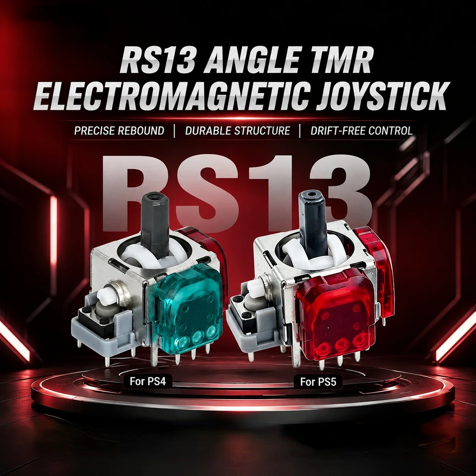 Palanca TMR Electromagnética de 3.ª Generación para Control de PS5/PS4, Pieza de Repuesto Sin Deriva, Módulo de Palanca Analógica 3D Premium 2