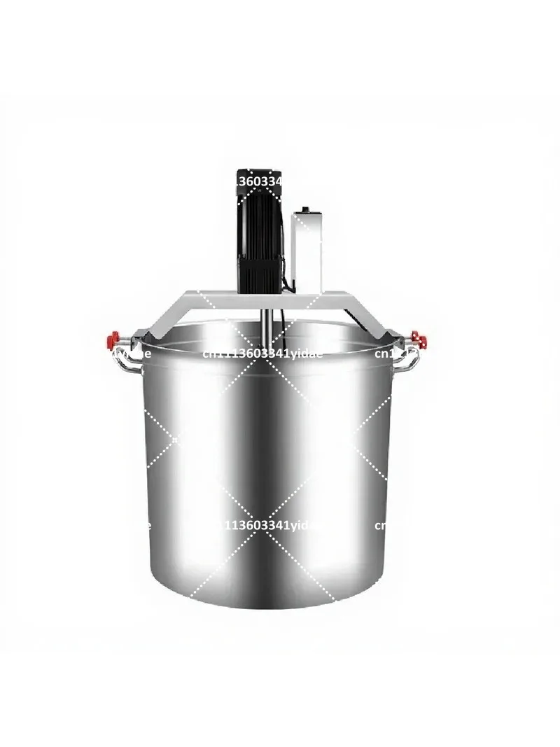 Commercial Sauce Cooking Mixer Machine, Electric Seasoning Processing Equipment with Steam Heating and Automatic Stirrer