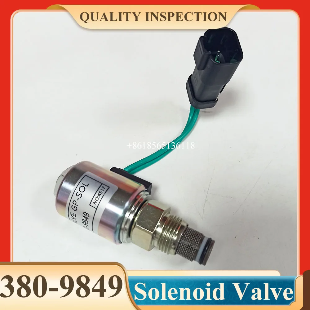 Solenoid Valve 380-9849 3809849 for D5R D10R D10T D11T D5M D5N D5R D7R