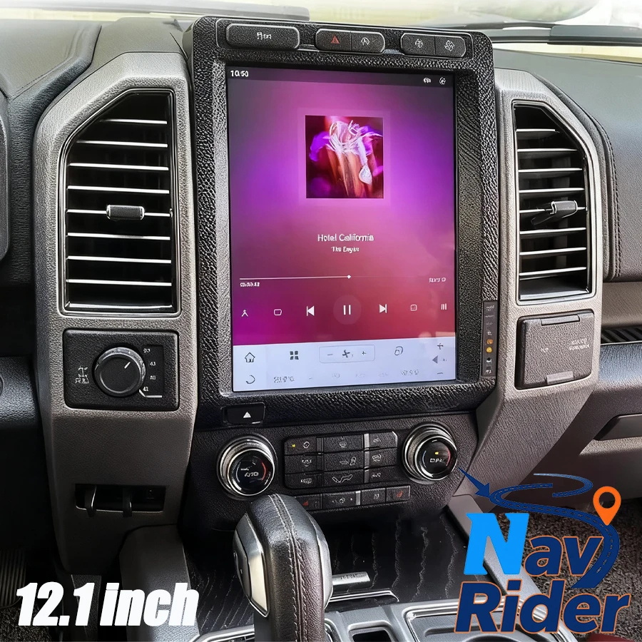12.1inch Android Multimedia Player For Ford F150 F250 2015-2019 Car Radio Auto Carplay GPS Navigation Bluetooth Stereo 4G WiFi
