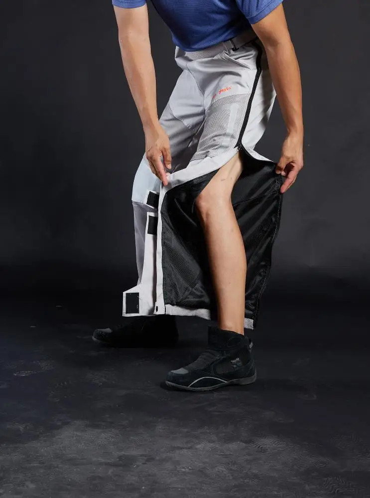 

Летние мотоциклетные брюки, сетчатые дышащие съемные брюки