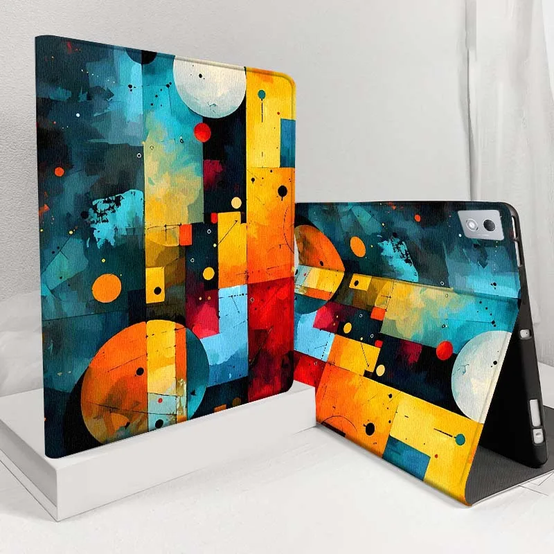 

Colorful Abstract Art Cartoon Case For Lenovo Pad Legion Xiaoxin Tab Y700 K10 M10 P11 3rd Pro GT Plus Gen 5G Tablet