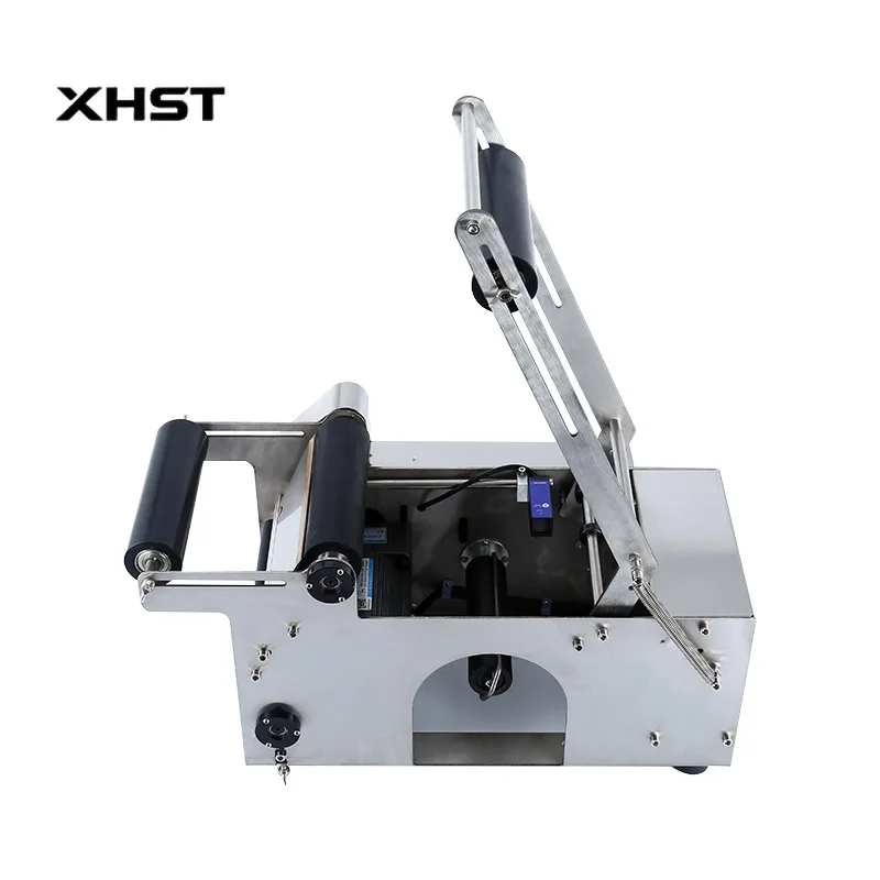 LT50 Table Top Semi-automatic Round Bottle Labeling Machine Sticker Labeling Machine