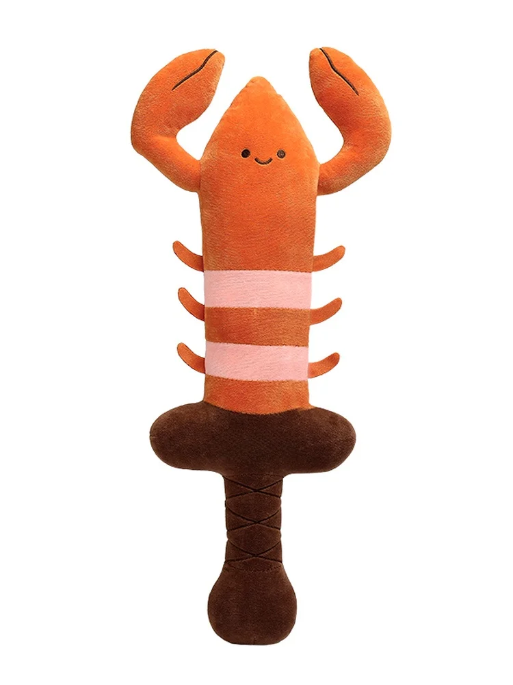 

Креативная милая плюшевая игрушка-лобстер с мечом, подарок на день рождения для мальчиков и девочек, забавная подушка, супермягкий плюшевый наполнитель