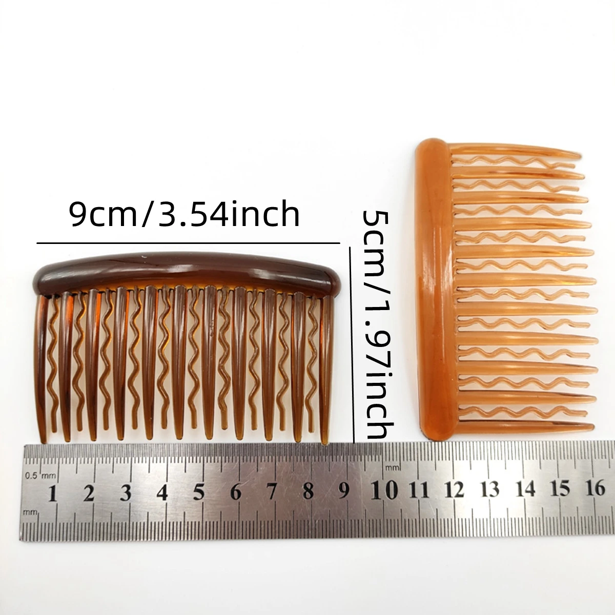21 Teeth French Twisted Hair Comb - Simple and Stylish Hair Accessory for Women and Girls