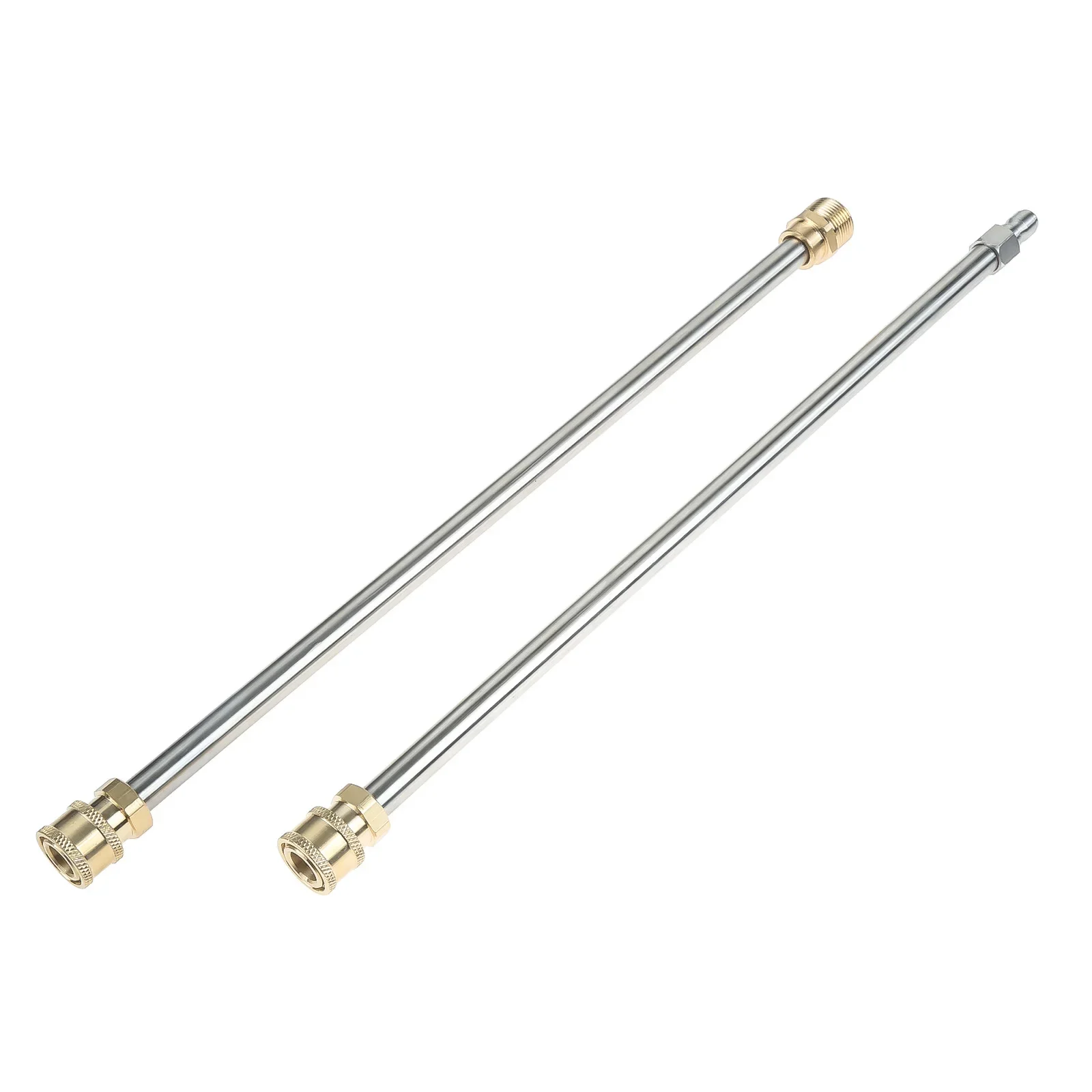 1Set Pressure Washer Extension Kit 17 Inch Dual Power Washer Lance for Pressure Washing Accessories M22 to 1/4