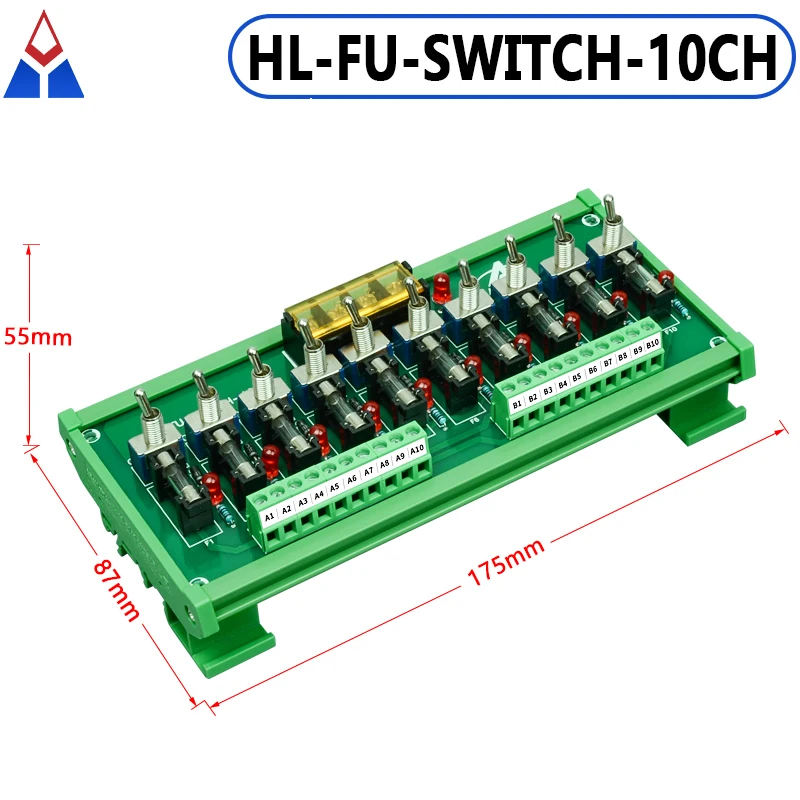 12V 24V Stromverteiler 16-Wege-Sicherungskasten mit Schalter für Stromversorgung, Stromverdrahtung, LED-Schalter – Detail 8