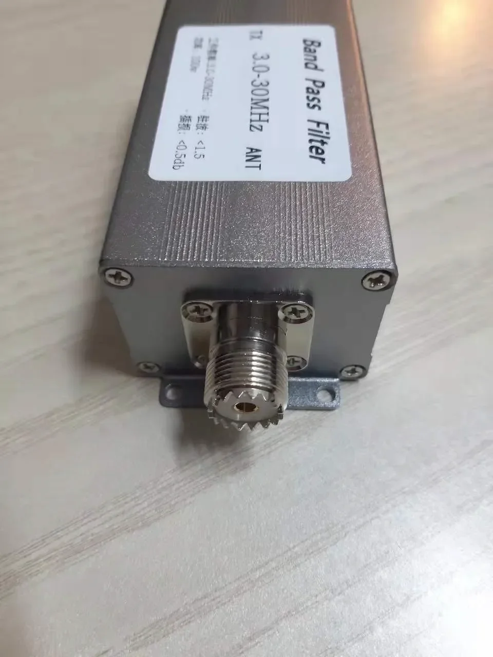 3-30MHz Bandpass Filter BPF Filter M Female LC Filter to Improve Selectivity SNR