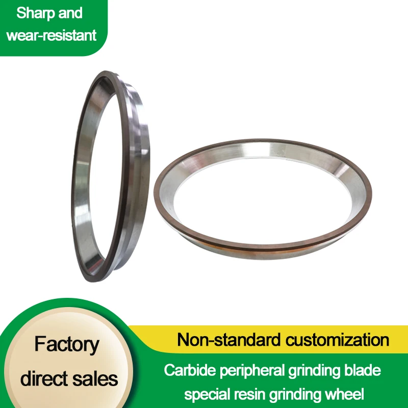 Resin Grinding Wheels Specifically Designed For Peripheral Grinding Machines Are Commonly Used For Processing Alloy Metal Blades
