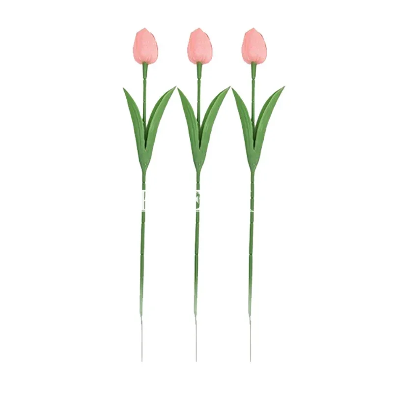 Spilewka 50ps 4x6cm Artificial Flower Tulip Fake Flower Head Home Decora DIY Bouquet Gift Box Making Birthday Gift Accessories