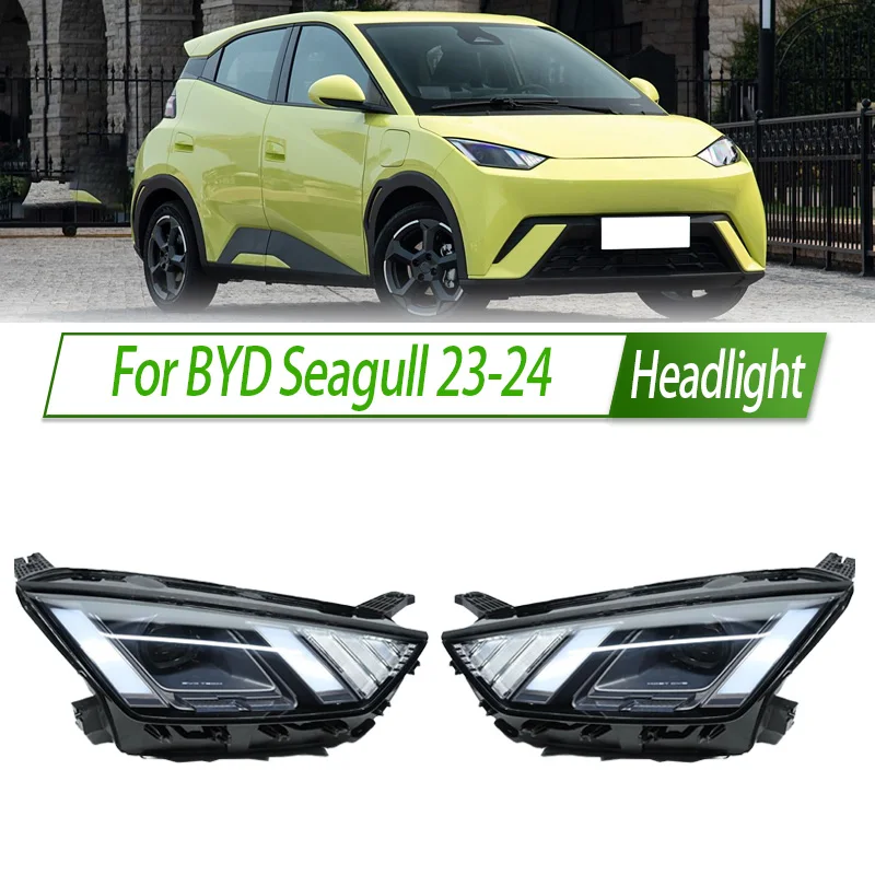 

For BYD Seagull 23-24 Halogen Headlight Assembly OEM Style Front Headlamp Bulb Socket Plug & Play Replacement