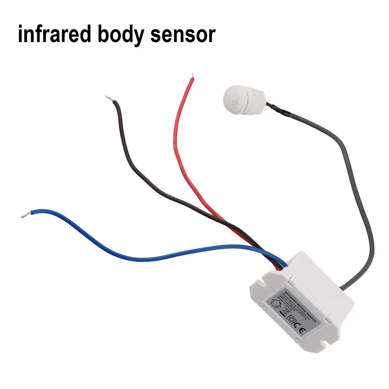 

Light Switch PIR Sensor Detector Home Wall 50/60Hz 220-240V/AC 360° 800W Adjustable Ceiling IP20 Mini Recessed