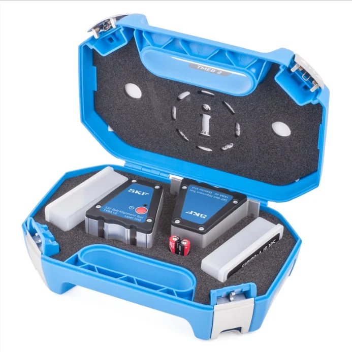 SKF TKBA 40 Blue Belt Pulley Alignment Tool IP55 Protection 0.01 Accuracy 3m Laser Line 1-Year Strong Magnets Testing Equipment