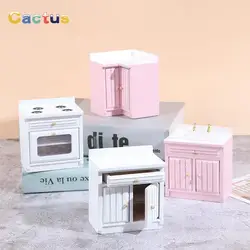 1:12 Dollhouse Wooden Wash Basin  Mini Doll House Accessory Miniature Furniture Realistic Kitchen Sink for Bathroom Kitchen