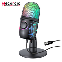 GAM-V5 E-sports Private Model USB Computer Microphone Game Condenser Microphone Live Karaoke Desktop RGB Light Microphone