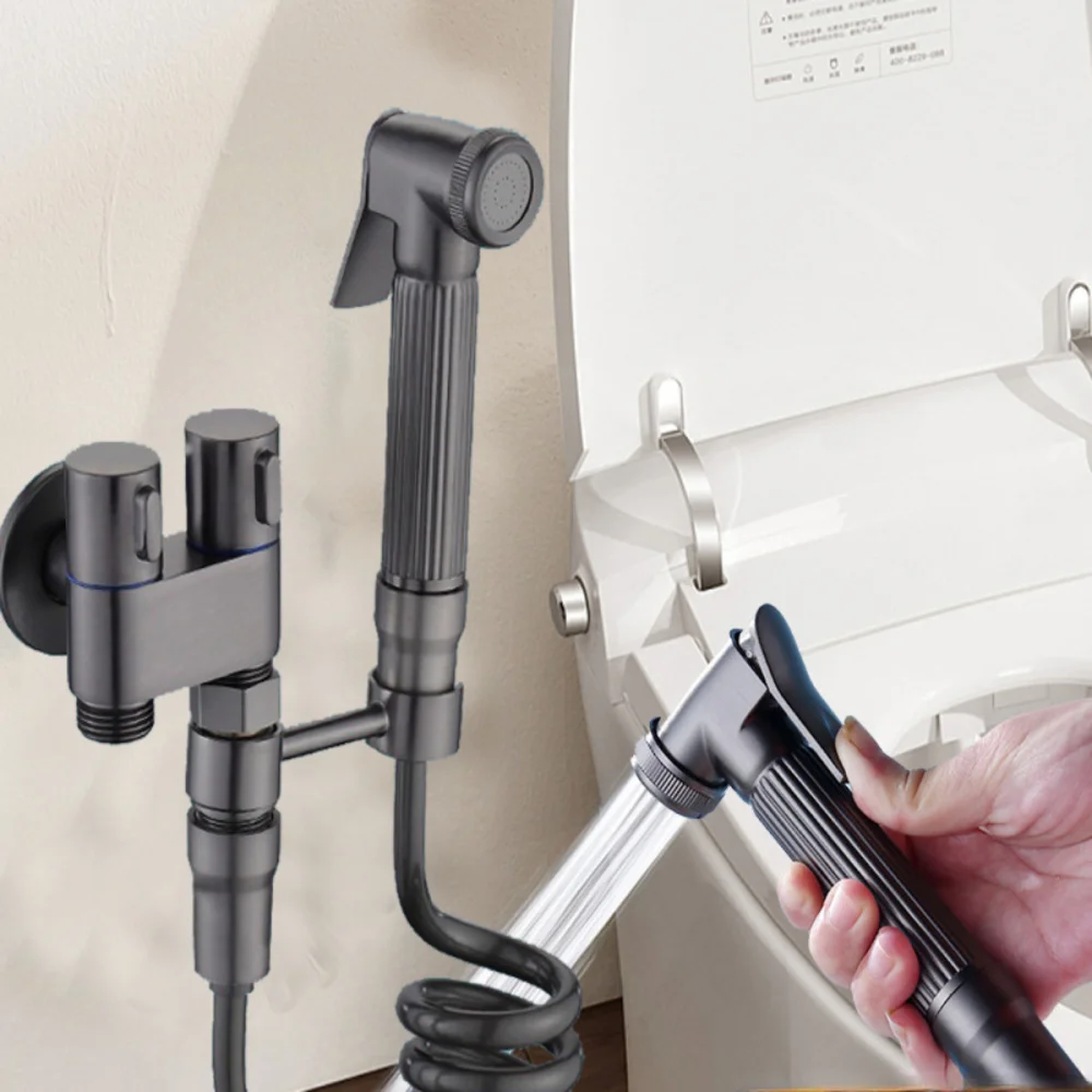 

Stainless steel toilet companion, women's washing set, fart washer artifact, household bathroom spray gun
