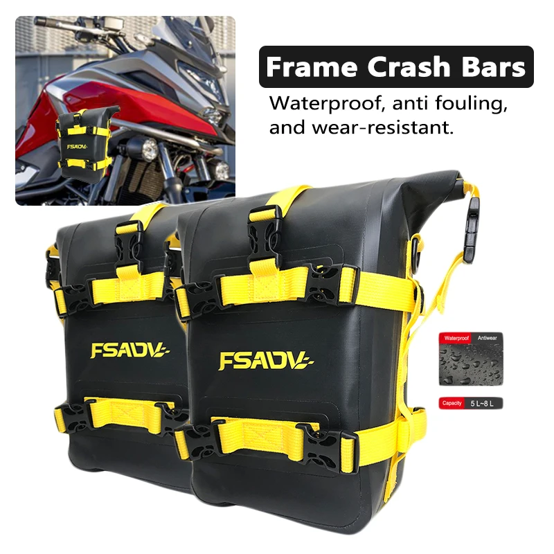 

For HONDA NC700X NC750X NC 700 750 X Motorcycle Accessories Frame Crash Bars Bag Waterproof Bag Repair Tool Placement Bag