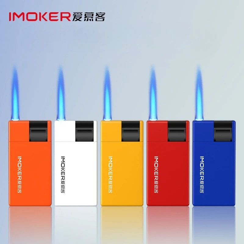 Brand New Multicolor Windproof Butane Gas Metal Lighter Refillable Cigarette Torch Lighter Hotel Cigar Accessories Men Gifts