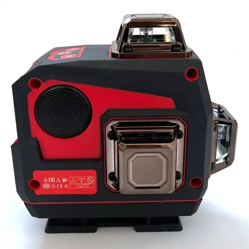 ميلووكي 16 خطًا مقياس مستوى الليزر المتقاطع 360 درجة ° مستويات الليزر الأخضر ذاتية التسوية 4 جوانب درجة عمودية 3-4D مع جهاز التحكم عن بعد