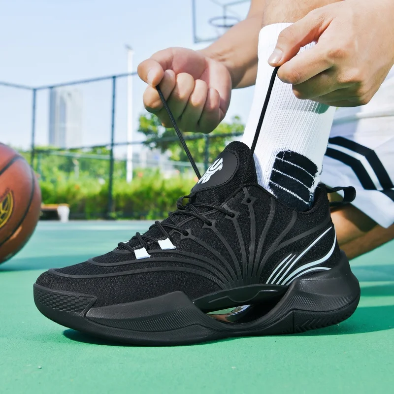 New Couple Casual Sports Sneakers, Breathable Comfort Running Shoes, Lightweight Anti-slip Basketball Footwear for Men Women