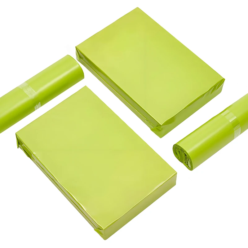50PCS Shipping Bags Delivery Packaging Bags Bright Green Poly Mailers Bags Self Adhesive Plastic Envelopes for Shipments