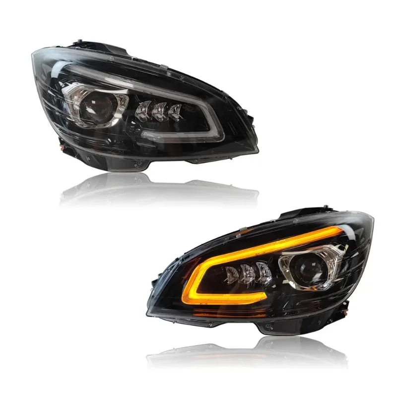 

modified headlights 08-11 upgraded all LED headlights assembly GT style headlamp