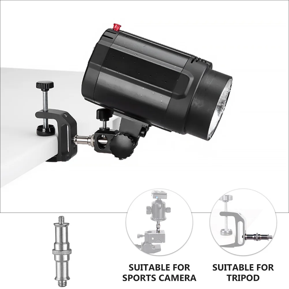 

3pcs 1/4 to 3/8 Tripod Conversion Screws Iron Adapter Compact Lightweight Studio Photography Equipment Converter for Monopod