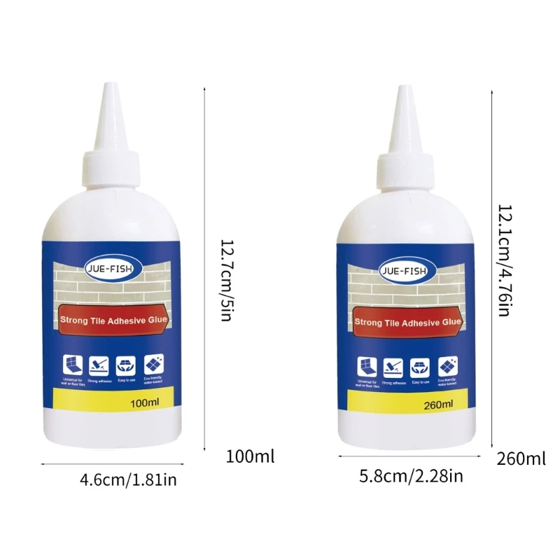 Waterproof Tile Repair Adhesive Non-slip Long Lasting Tile Adhesive, Easy Tiling