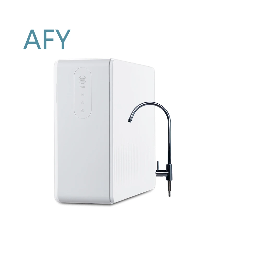 WR05 400GPD Four-Stage Reverse Osmosis Water Purifier System for Home Use with Self-Cleaning Function Electric RO Filter