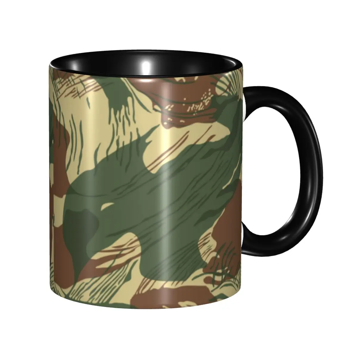 

Rhodesian War Camouflage Coffee Mug DIY Custom Camo Ceramic Tea Milk Mug Cup