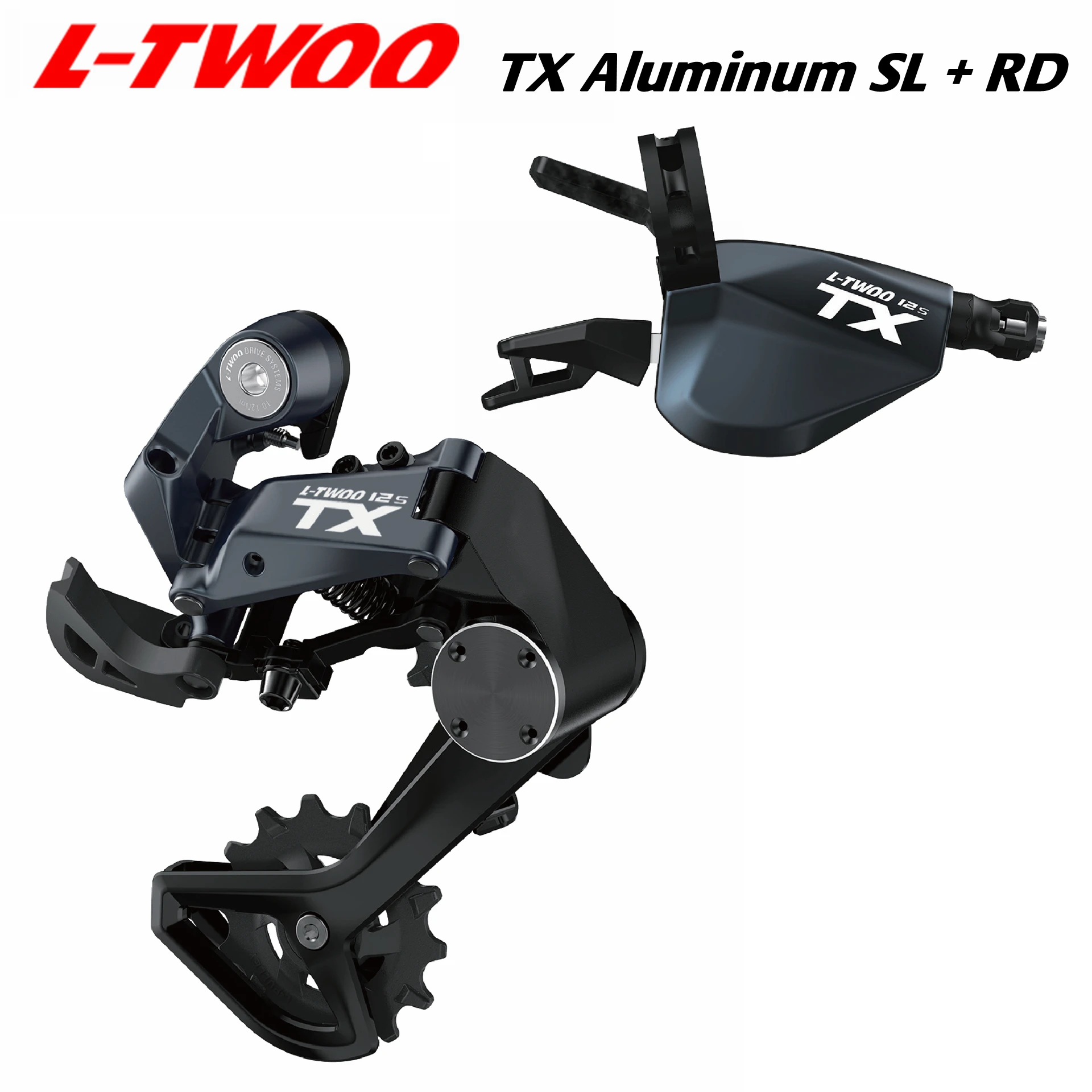 NEW! LTWOO TX 1x12 Speed Two Way Release Aluminum Shifter + Stabilize Damping Aluminum Rear Derailleur 12s